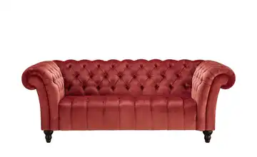 Sofa, 2-sitzig Rot