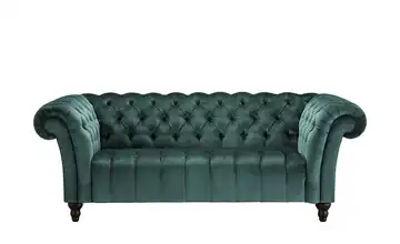 Sofa, 2-sitzig Dunkelgrün