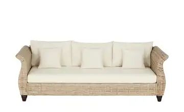 Rattansofa, 3-sitzig