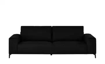 smart Sofa Schwarz Webstoff 3 Schwarz
