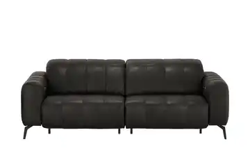 Natuzzi Editions Ledersofa mit Kopfteilverstellung Portento Erweiterte Funktion 3 Dunkelbraun