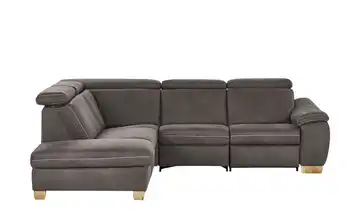 Kollektion Kraft Ecksofa Litos Braun links Erweiterte Funktion