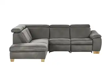 Kollektion Kraft Ecksofa Litos Grau links Erweiterte Funktion