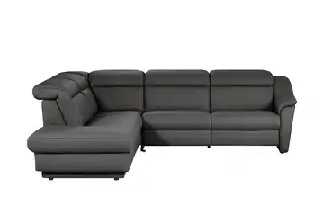 himolla Ecksofa Leder 9707 Moccabraun links Erweiterte Funktion