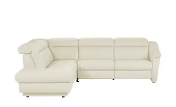 himolla Ecksofa Leder 9707 Creme links Grundfunktion