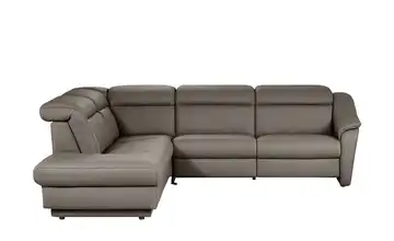 himolla Ecksofa Leder 9707 Braun links Grundfunktion