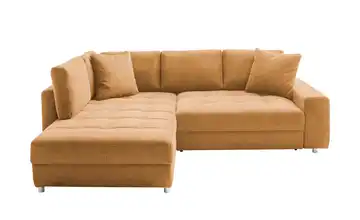 bobb Ecksofa Honiggelb Webstoff links