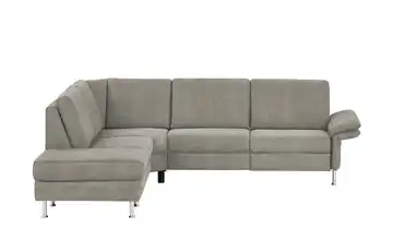 Diva Ecksofa Silbergrau links Grundfunktion