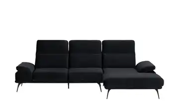 Twist Ecksofa Monte Carlo Schwarz rechts