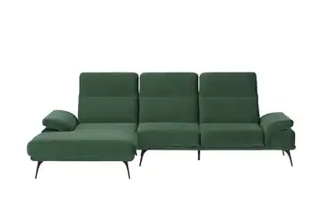 Twist Ecksofa Monte Carlo Dunkelgrün links