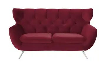 pop Sofa Caldara Chrom 2 Red (Rot)