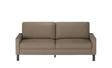 Max Schelling Einzelsofa aus Echtleder Maximum 2 Winkel Haselnussbraun Schwarz