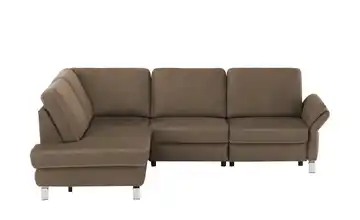 Max Schelling Ecksofa Maximum Plus Schokoladenbraun links Erweiterte Funktion Winkel