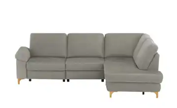 Max Schelling Ecksofa Maximum Plus Grau rechts Erweiterte Funktion Winkel Massivholz