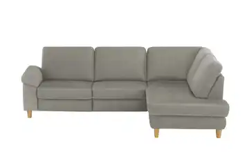 Max Schelling Ecksofa Maximum Plus Grau rechts ohne eckig Massivholz