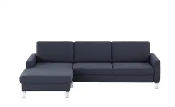 Max Schelling Ecksofa Maximum Move Chrom links Navy (Dunkelblau) Grundfunktion