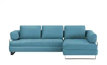 Twist Ecksofa Havana Türkis rechts ohne