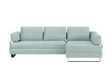 Twist Ecksofa Havana Rauchblau rechts ohne