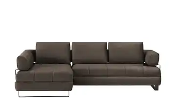 Twist Ecksofa Havana Braun links ohne