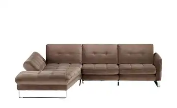 JOOP! Ecksofa mit Relaxfunktion Move 8152 Schlamm links