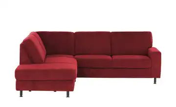 Kollektion Kraft Ecksofa Jana Rot links ohne