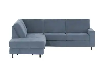 Kollektion Kraft Ecksofa Jana Dunkelblau links ohne