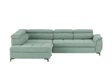 Twist Ecksofa aus Flachgewebe Denvo Khaki links Grundfunktion