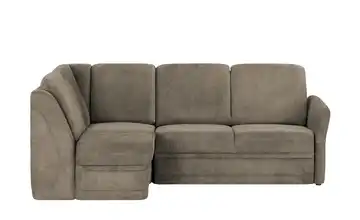 Polstermöbel Oelsa Ecksofa Luna links Taupe (Braun-Grau) Grundfunktion