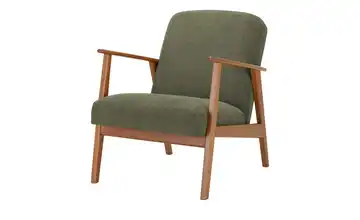 smart Sessel Bezug Webstoff fein Grün