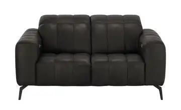 Natuzzi Editions Ledersofa mit Kopfteilverstellung Portento Erweiterte Funktion 2 Dunkelbraun