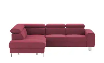 Primo Ecksofa Los Angeles Korallenrot links Grundfunktion