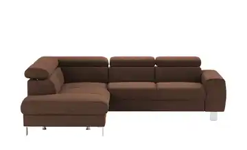 Primo Ecksofa Los Angeles Braun links Grundfunktion