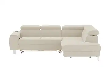 Primo Ecksofa Los Angeles Creme rechts Erweiterte Funktion