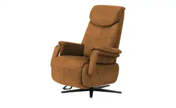 Polstermöbel Oelsa TV-Sessel mit elektrischer Relaxfunktion Mambo Cognac (Rotbraun)