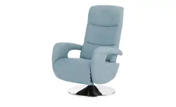 Kollektion Kraft Sessel mit Relaxfunktion Franzi-S Ice (Blau-Grau)
