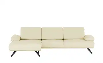 SOHO Ecksofa Gemma Weiß links Leder