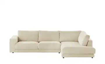Jette Home Ecksofa  Cord Sila Creme rechts
