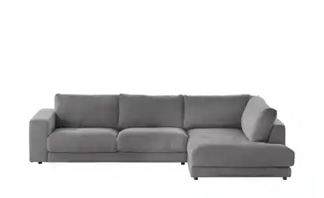 Jette Home Ecksofa  Cord Sila Anthrazit rechts