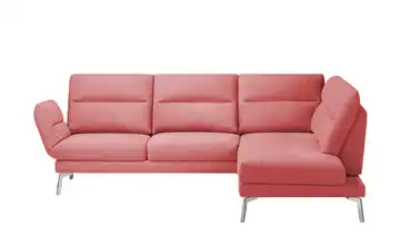 Max Schelling Ecksofa Sentence Flamingo (Rosa) rechts Erweiterte Funktion