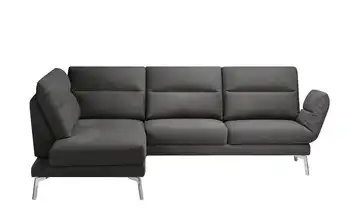 Max Schelling Ecksofa Sentence Black (Dunkelbraun) links Erweiterte Funktion