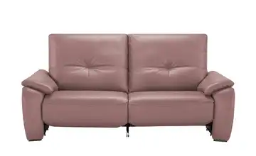 Wohnwert Sofa aus Echtleder Halina Altrosa Erweiterte Funktion