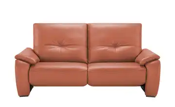 Wohnwert Sofa aus Echtleder Halina Orange ohne