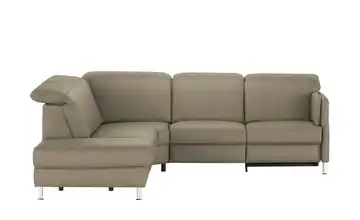 Kollektion Kraft Ecksofa Leon links Erweiterte Funktion Steingrau