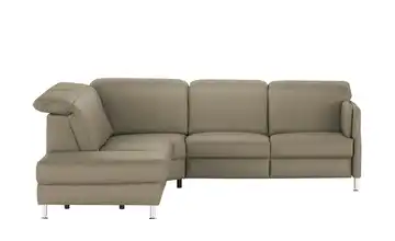 Kollektion Kraft Ecksofa Leon links ohne Steingrau