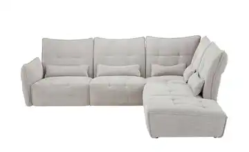 Ecksofa Jeaneva Grau rechts Grau