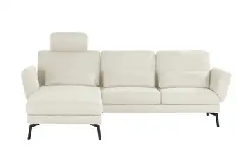 Ecksofa mit Funktion Twister links Beige