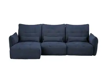 Ecksofa Jeaneva links Blau