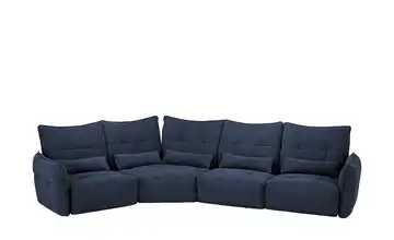 Ecksofa Jeaneva Blau links Blau