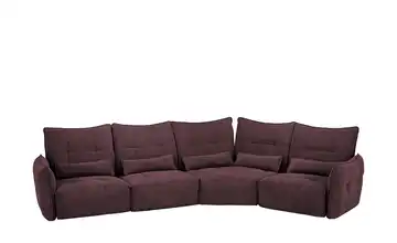 Ecksofa Jeaneva Burgund rechts Burgund