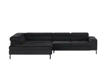 Gallery M Ecksofa Felicia Due Black (Schwarz) links Grundfunktion